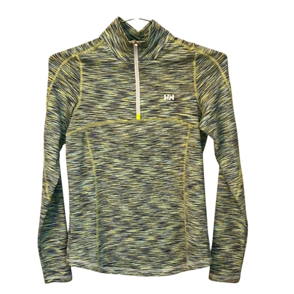Helly Hansen Quarter Zip Pullover Performance Running Mock Neck Shirt Small - Picture 1 of 7